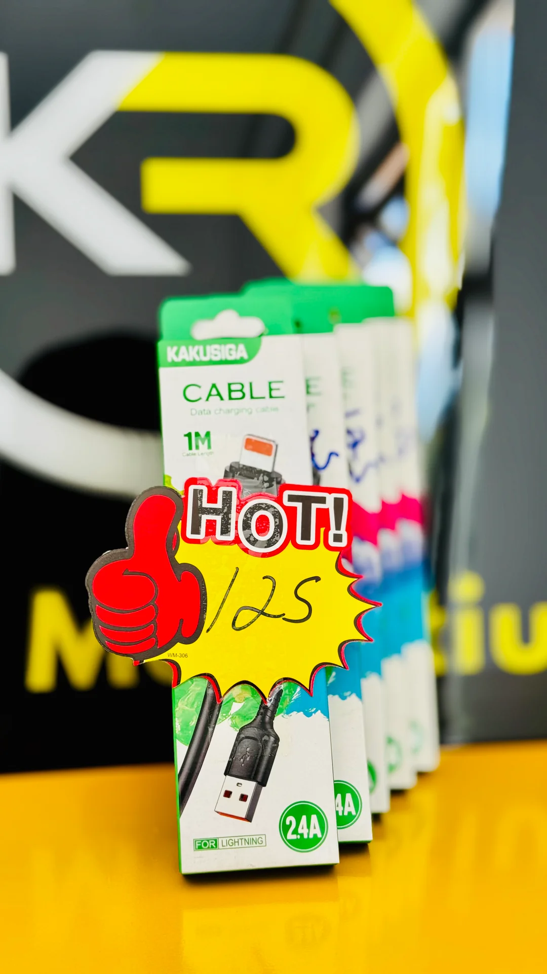 Cable lighting to usb